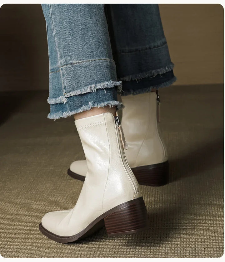 Marget Leather Ankle Boots