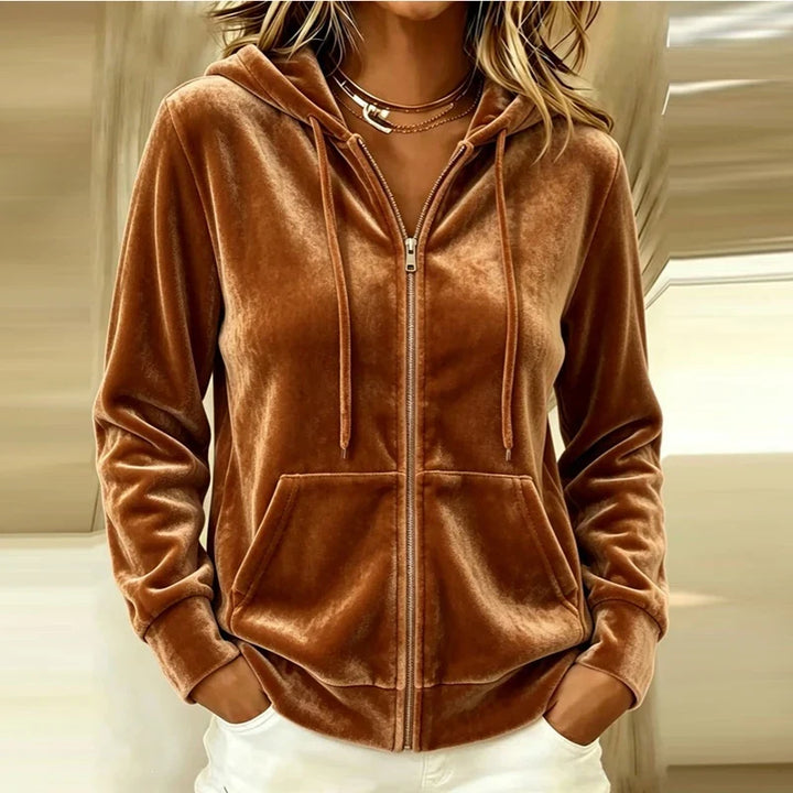 Vivien Drawstring Hood Jacket