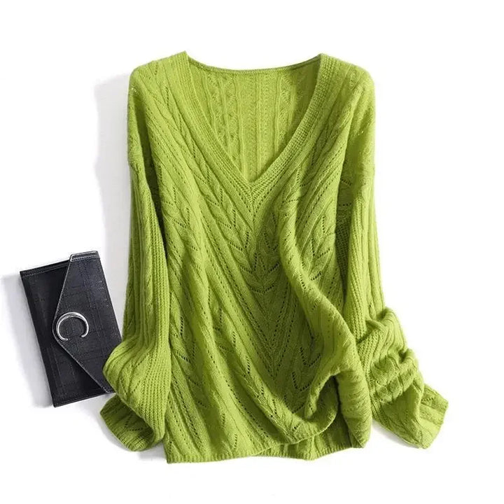 Andrea Hollow Knit Top