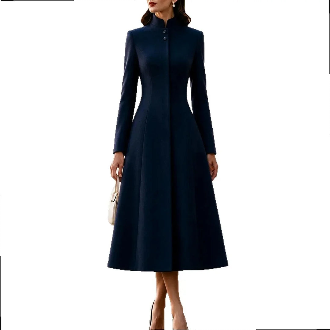 Fernwood Stand Collar Coat Dress