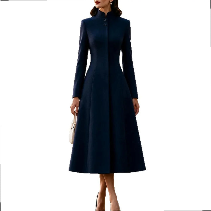 Fernwood Stand Collar Coat Dress