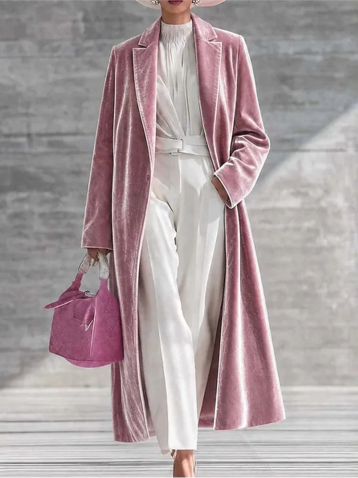 Undine Velvet Maxi Coat