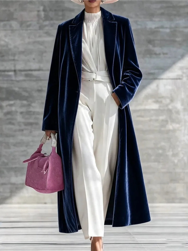 Undine Velvet Maxi Coat
