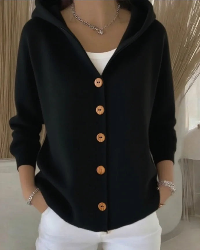 Eliana Hooded Knit Cardigan