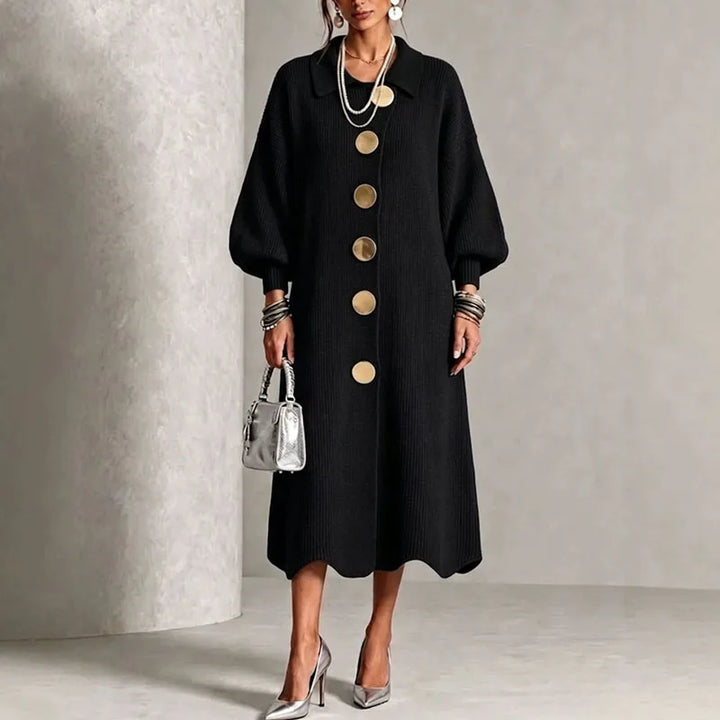 Colette Button Front Sweater Dress