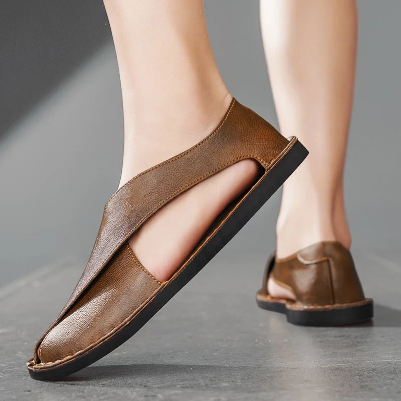 Mackage Crossover Leather Sandal
