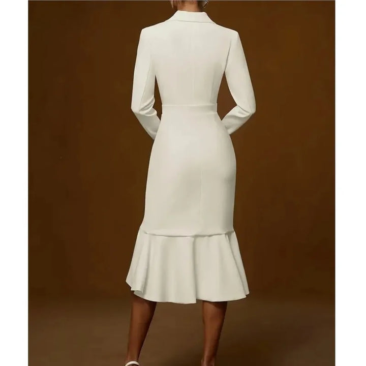 Palmer Notched Lapel Dress