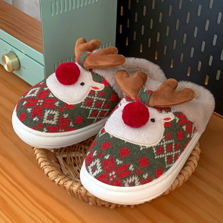 Snowdeer Christmas Slippers