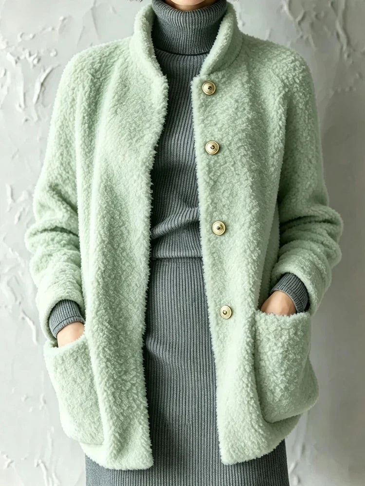 Celestine Bouclé Stand Collar Jacket