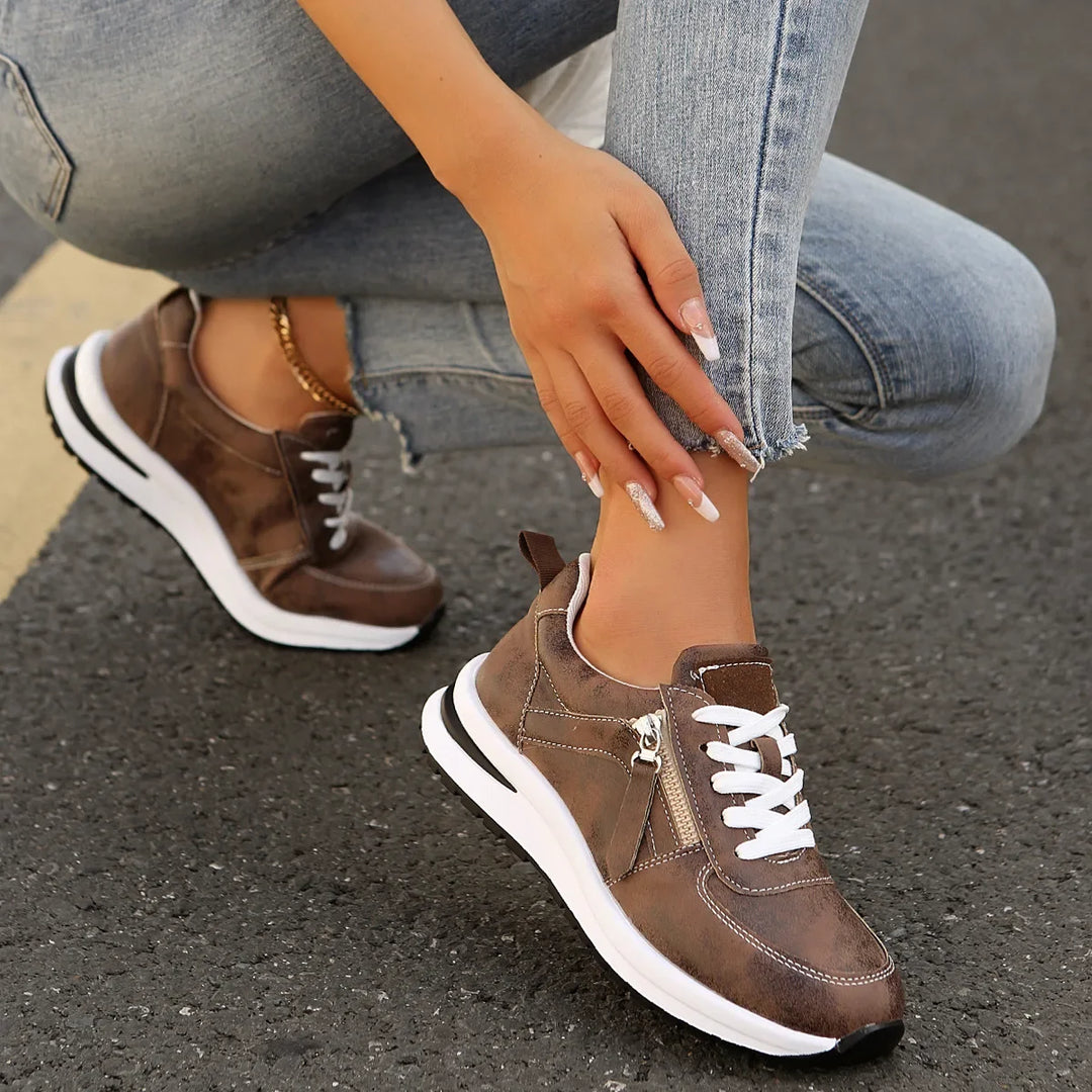 Rebella Leather Sneakers