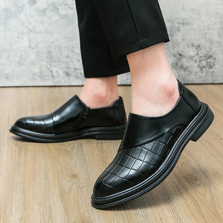 Sherman Leather Slip On Shoes