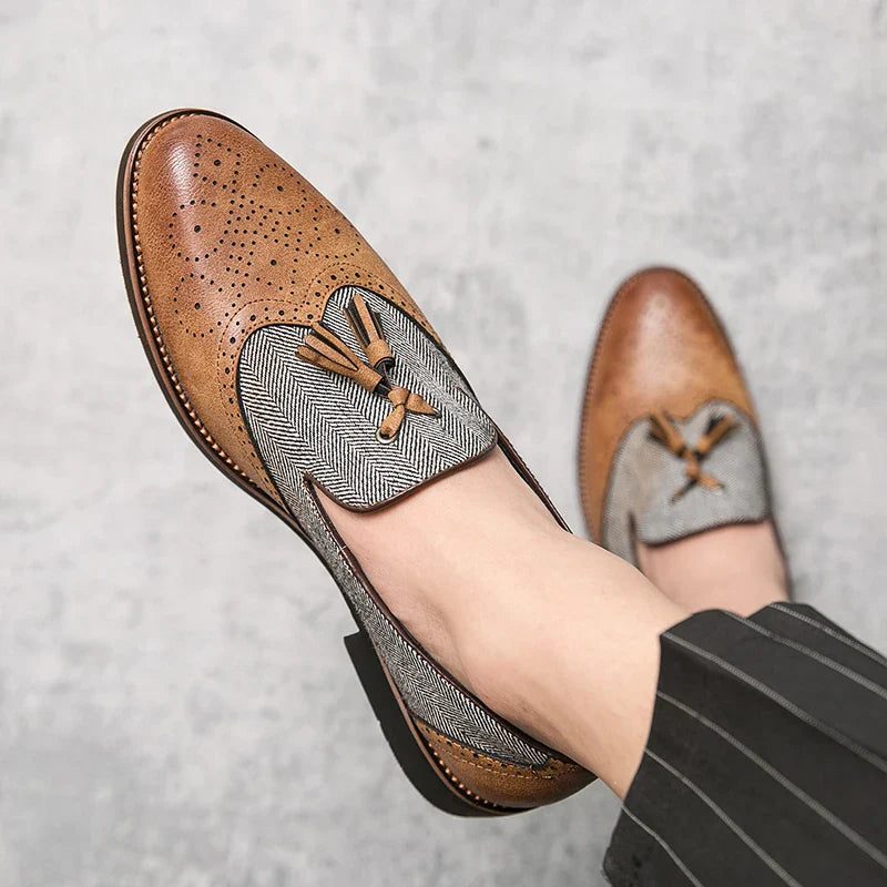 Adrian Leather Tassel Loafers