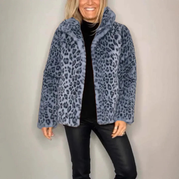 Bianca Turn Down Leopard Coat
