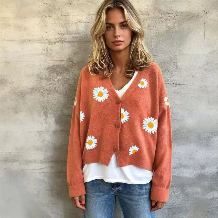 Yvette Button Front Cardigan