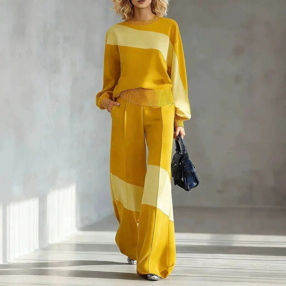 Nerissa Color Block Two Piece Set