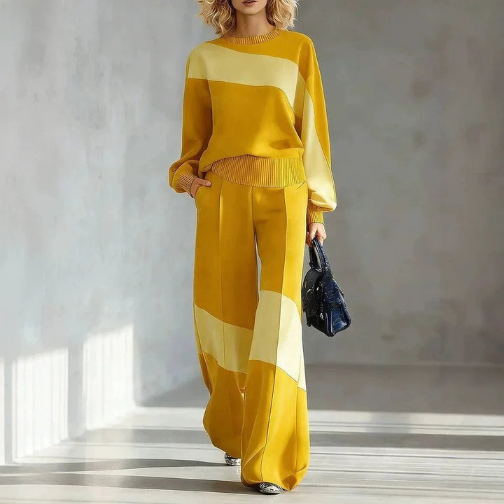 Nerissa Color Block Two Piece Set
