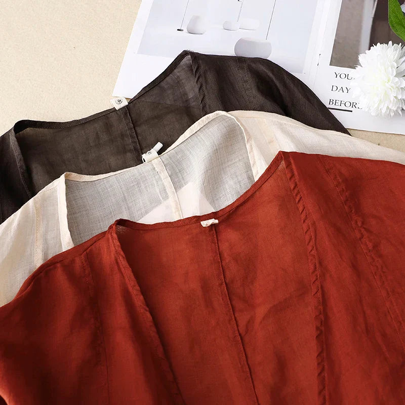 Lauren Cotton Wrap Top