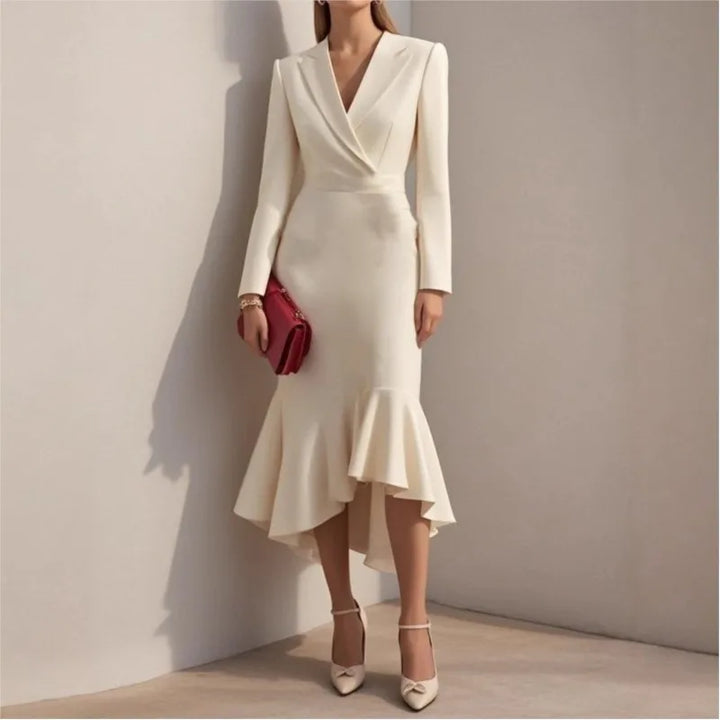 Palmer Notched Lapel Dress