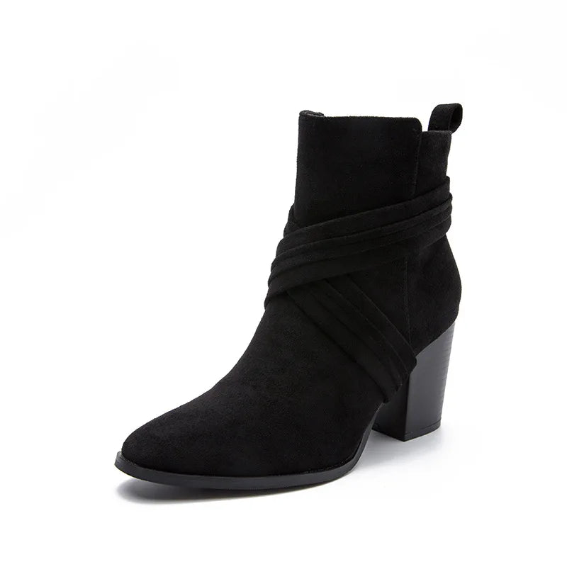 Sasha Suede Ankle Boots