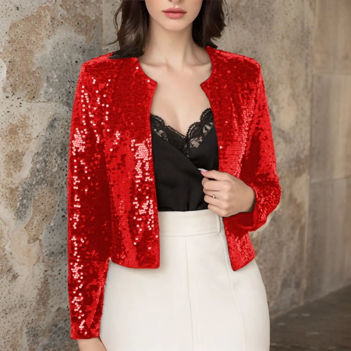 Blair Open Front Sequin Jacket