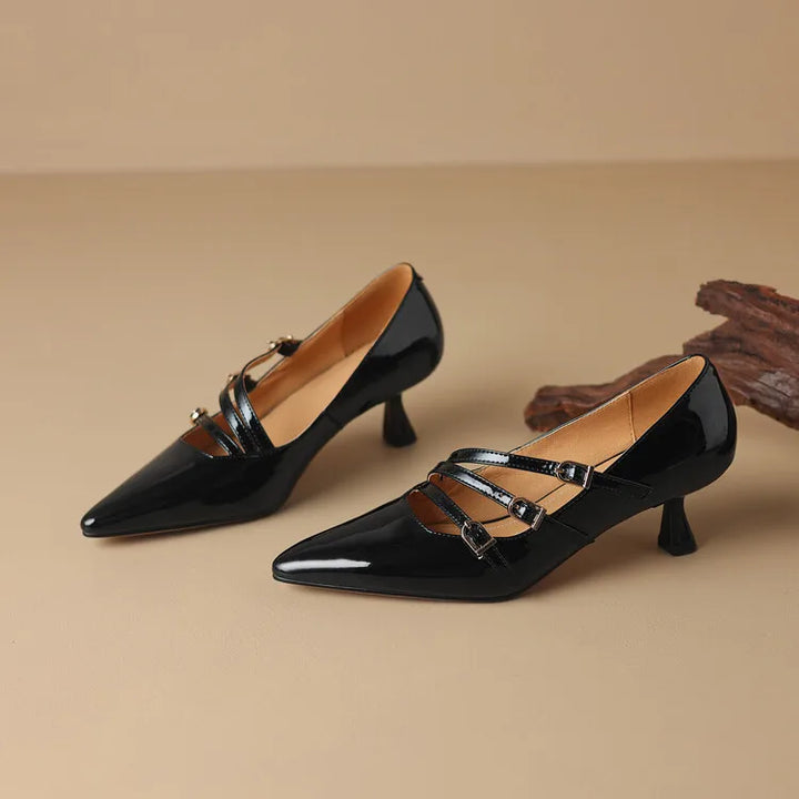 Sezane Genuine Leather Sandals