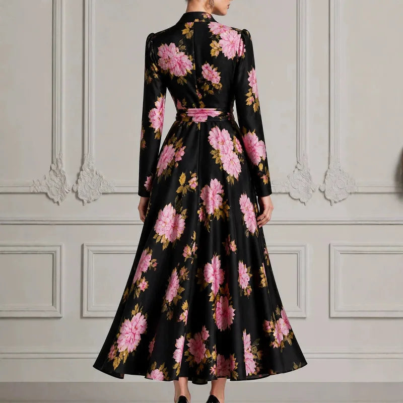 Perpetua Wrap Front Floral Dress