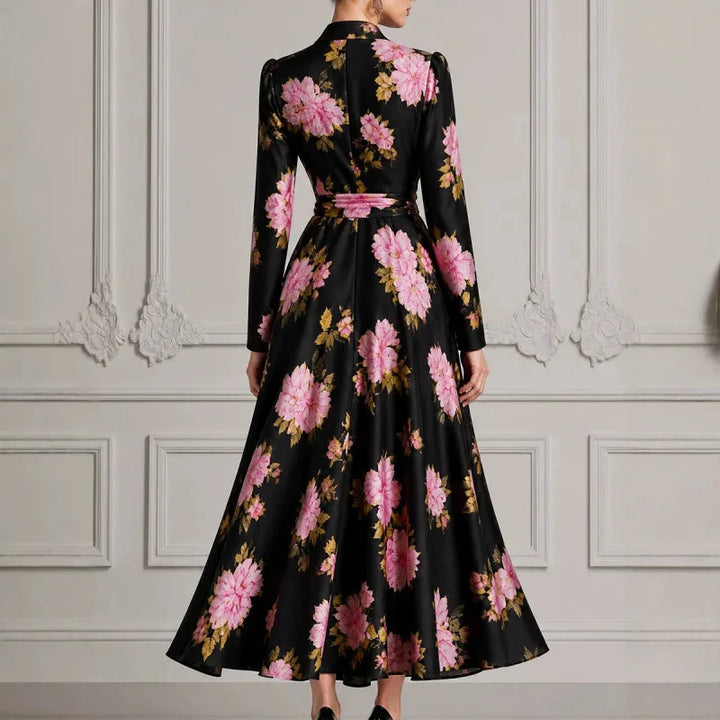 Perpetua Wrap Front Floral Dress