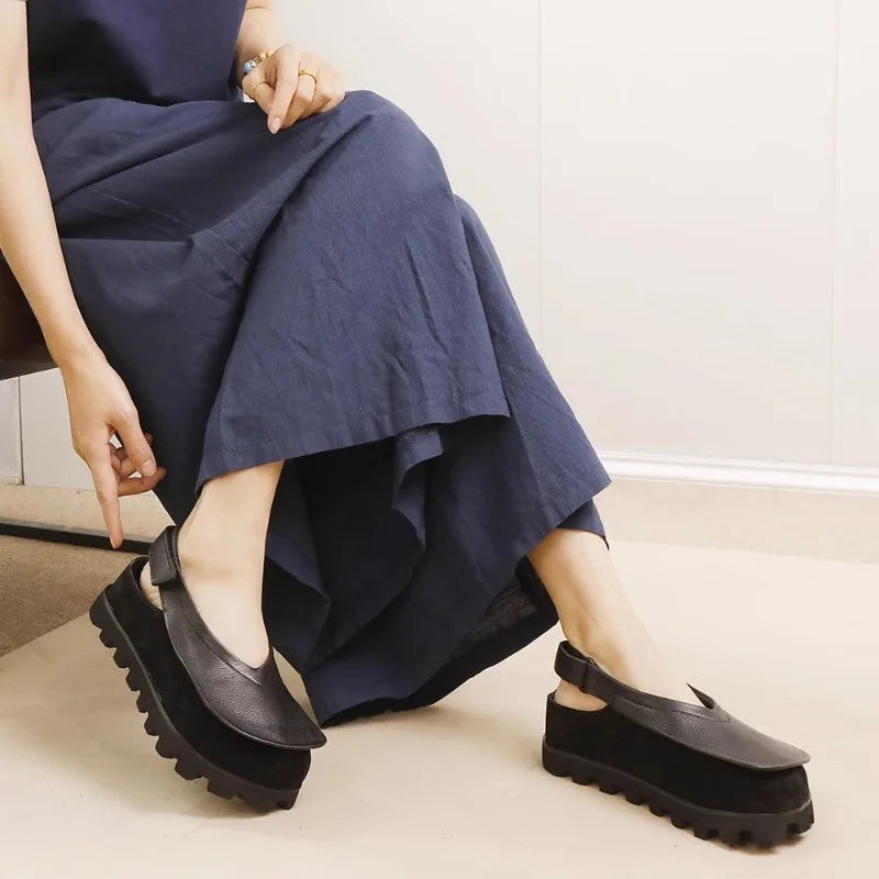 Corinne Comfortable Wide Toe Sandals