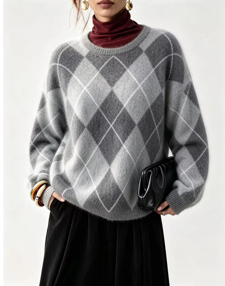 Linden Argyle Crew Sweater