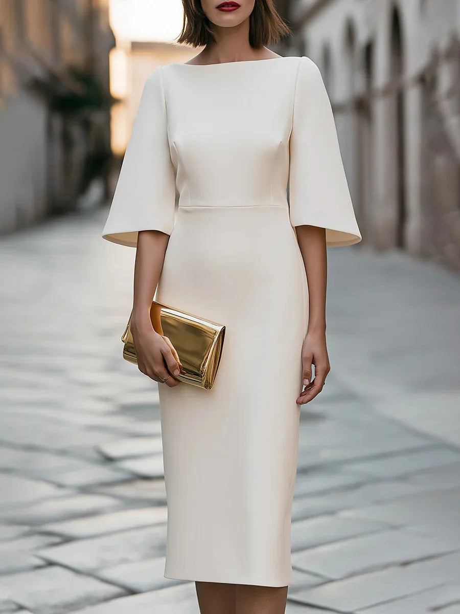 Vivienne Bell Sleeve Midi Dress