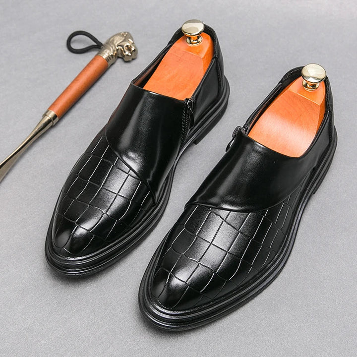 Sherman Leather Slip On Shoes