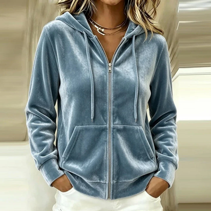 Vivien Drawstring Hood Jacket