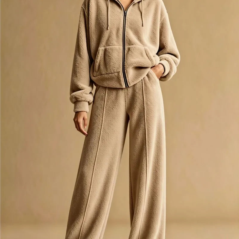 Briar Fleece Wide Leg Sweatsuit