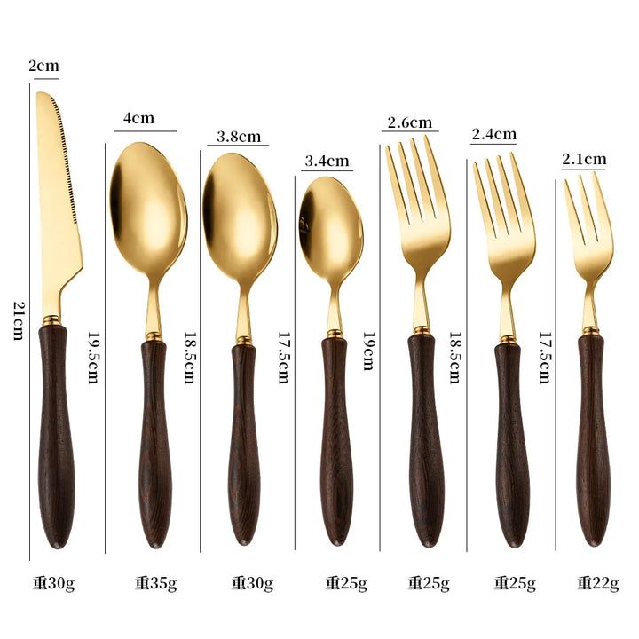 Wing Wood Cutlery Set