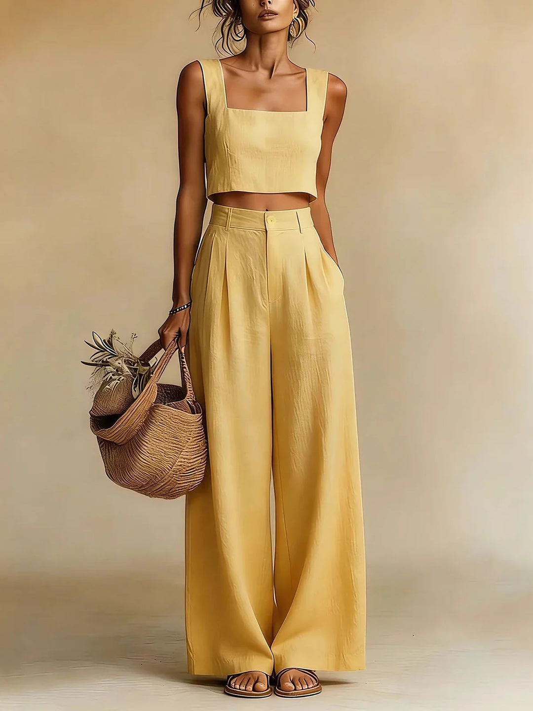 Amara Palazzo Pants Set