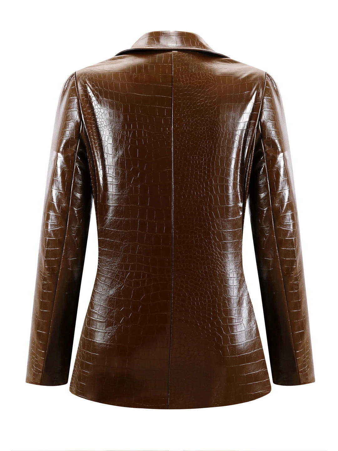 Sharon Leather Blazer