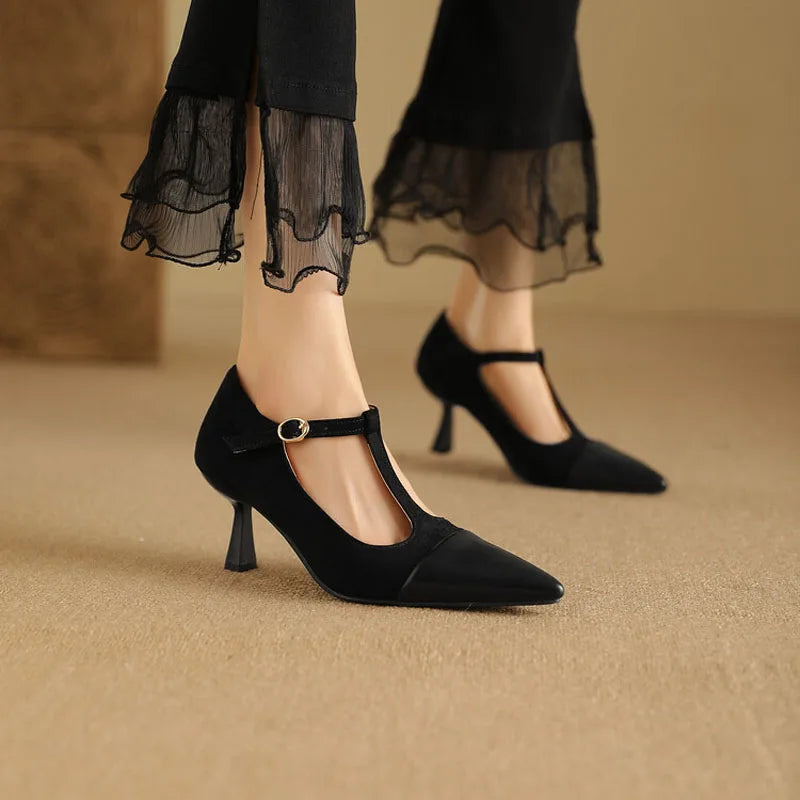 Spello Whisper Leather Pumps
