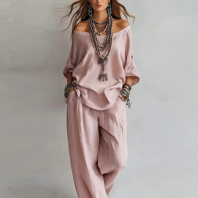 Cordella Off Shoulder Co-ord Set