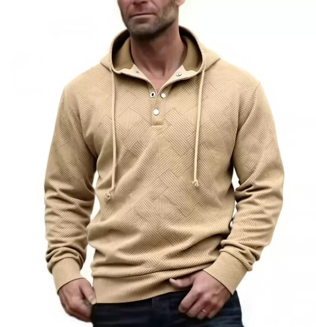 Fitzgerald Snap Placket Hoodie