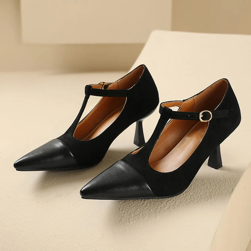 Spello Whisper Leather Pumps