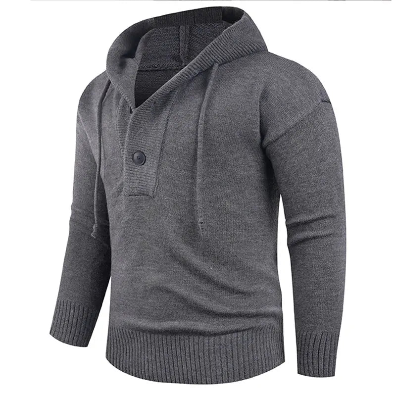 Joshua Knit Hooded Pullover