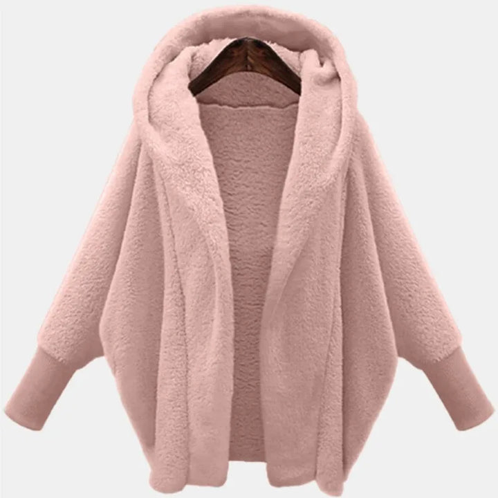Genevieve Open Front Fleece Coat