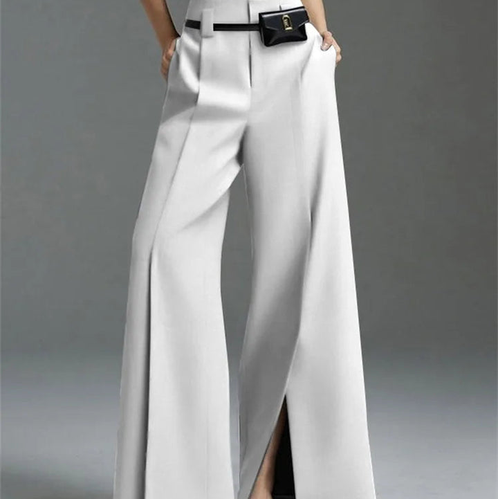 Halara Pleated Split Leg Pants