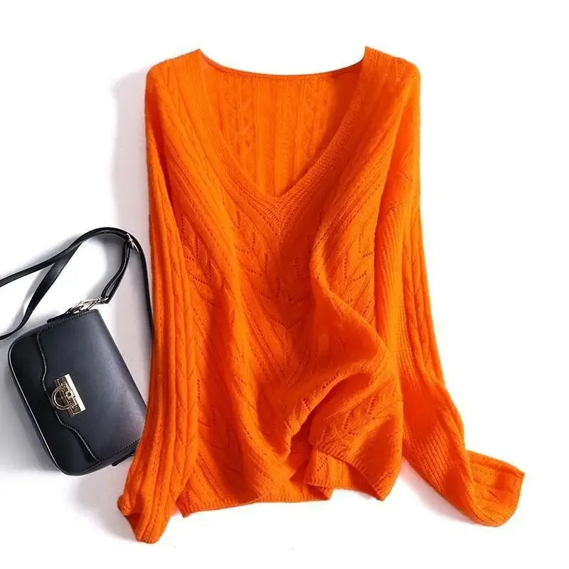 Andrea Hollow Knit Top