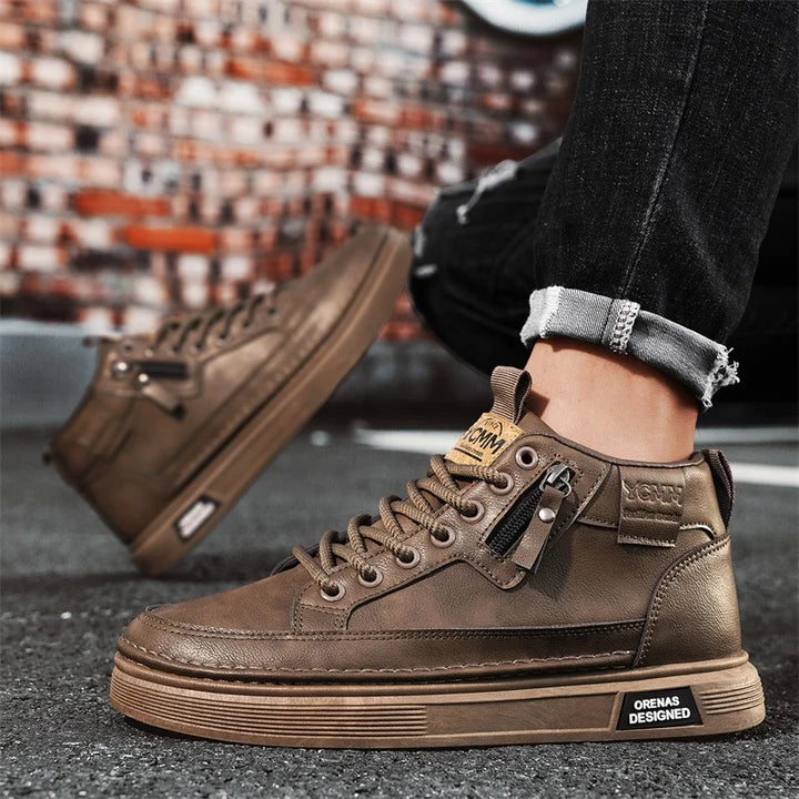 Derrek Leather Sneakers