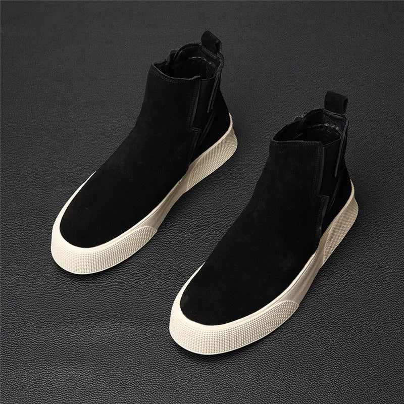 Nirvana Pull On Suede Sneakers