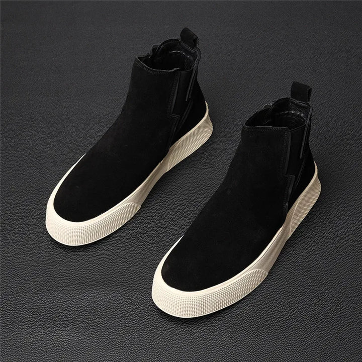 Nirvana Pull On Suede Sneakers