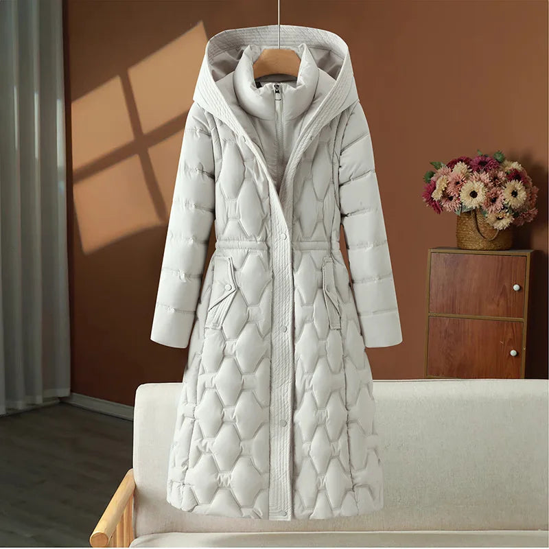 Solenne Diamond Quilted Puffer