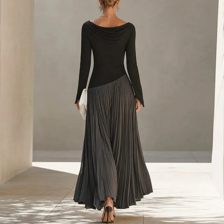 Inara Flowing Draped Maxi Dress