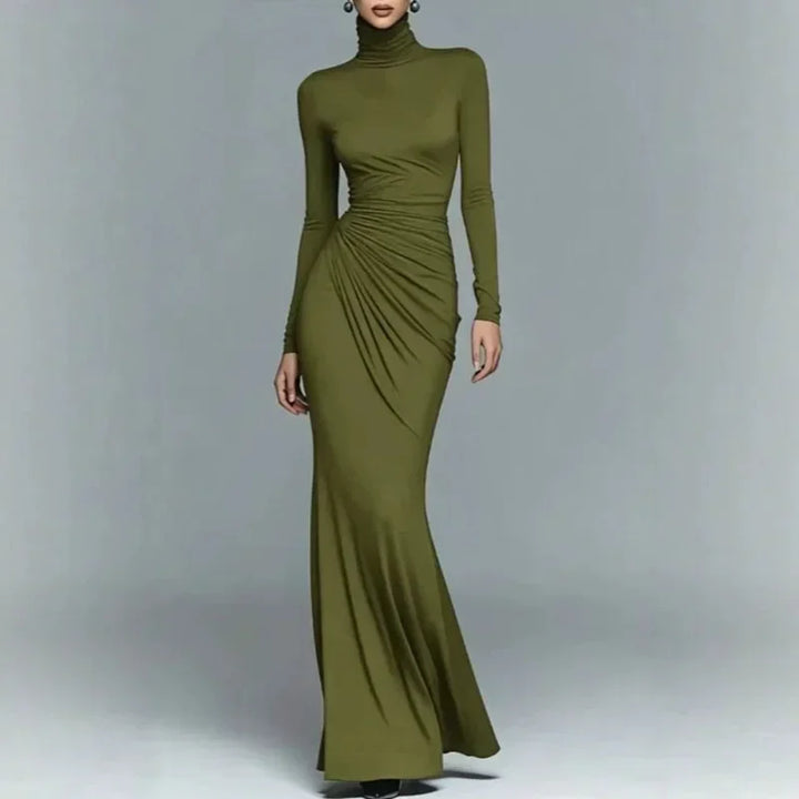 Marchetti Turtleneck Maxi Dress